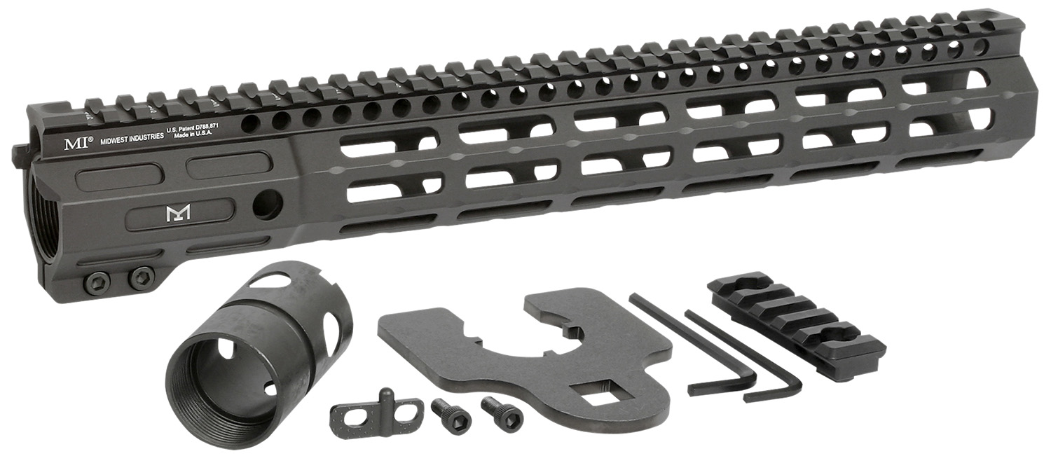 Midwest Industries AR-308/LR-308 Black Anodized 15in (MICR30815) - Image 1