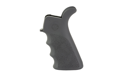 Hogue OverMolded Rifle Grip Beavertail Finger Grooves Fits AR Rifles Slate Gray (15022)