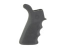 Hogue OverMolded Rifle Grip Beavertail Finger Grooves Fits AR Rifles Slate Gray (15022) - Thumbnail Image 2