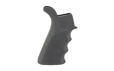 Hogue OverMolded Rifle Grip Beavertail Finger Grooves Fits AR Rifles Slate Gray (15022)