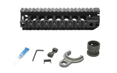 BCM QUAD RAIL AR-15 8" BLACK(BCM-QRF-8-556-BLK)
