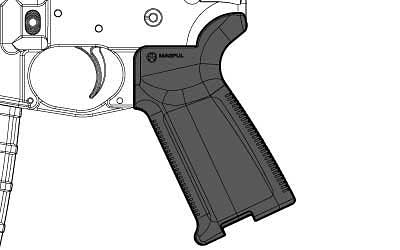 Magpul AR15 Grip MOE Black (MAG415-BLK)